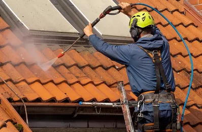 Démoussage et hydrofuge de toiture à Lovagny